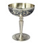 Серебряная ваза для мороженого Черневой рисунок 40130080В05
